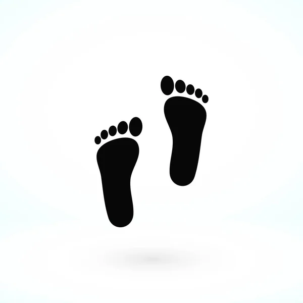 Foot vector icon — Stock Vector