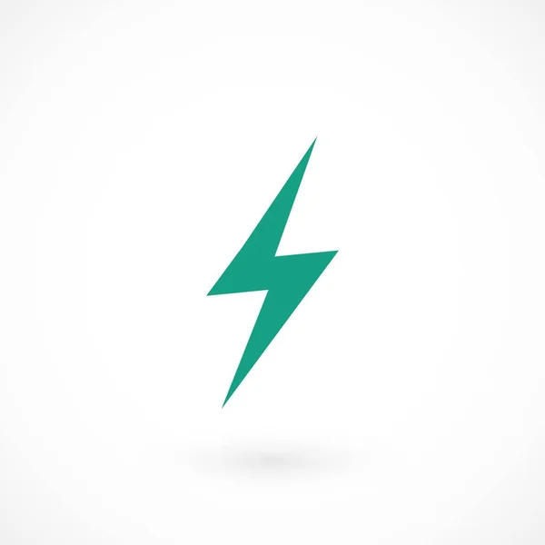 Lightning icon vector — Stock Vector