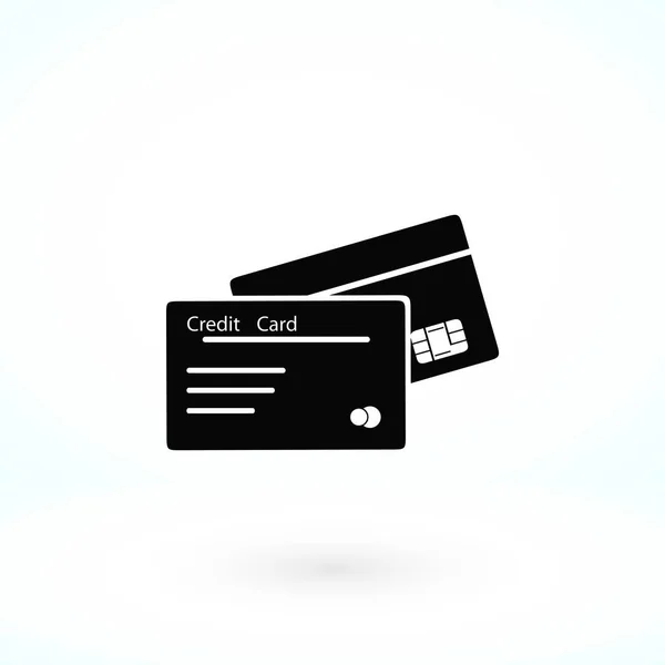 Hitelkártya ikon — Stock Vector