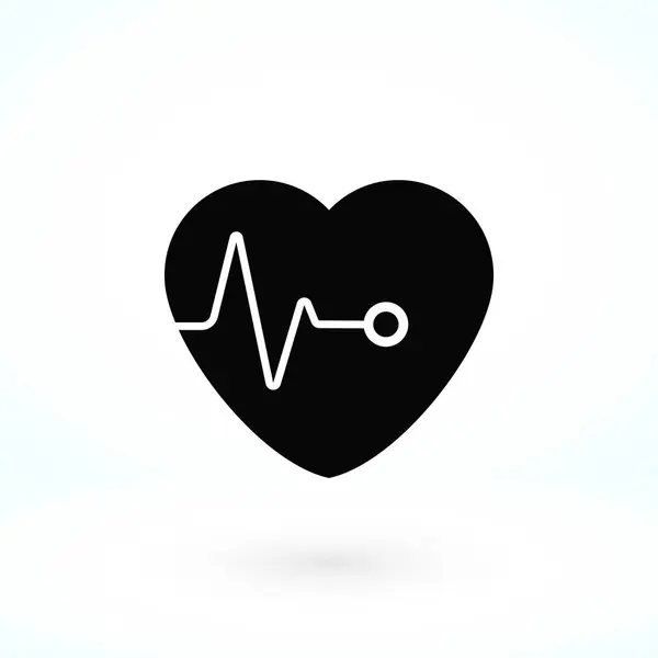 Corazón vector icono — Vector de stock