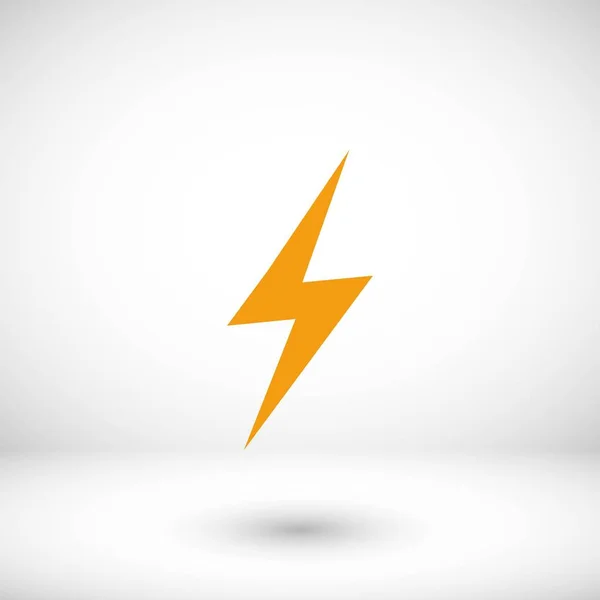 Lightning icon vector — Stock Vector