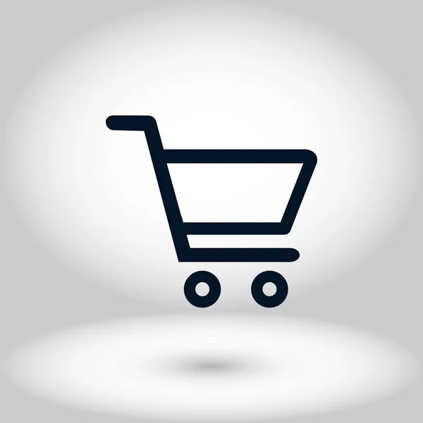 Icono del carrito de compras — Vector de stock