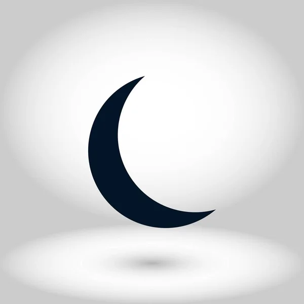 Moon icon vector — Stock Vector