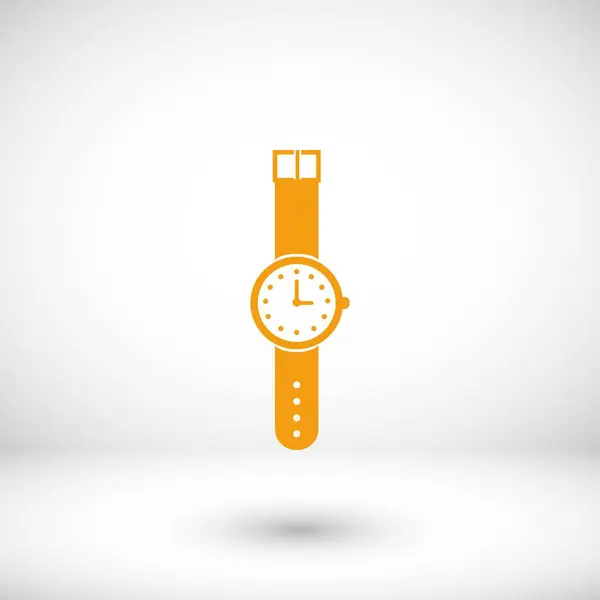 Вектор значка наручных часов — стоковый вектор