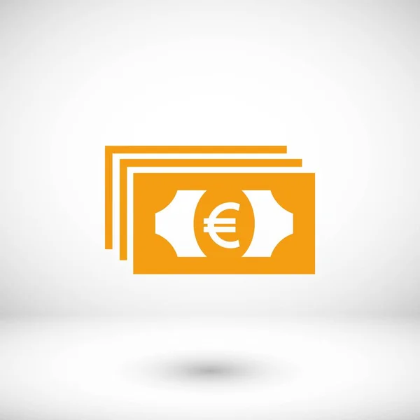 Euro vector pictogram — Stockvector