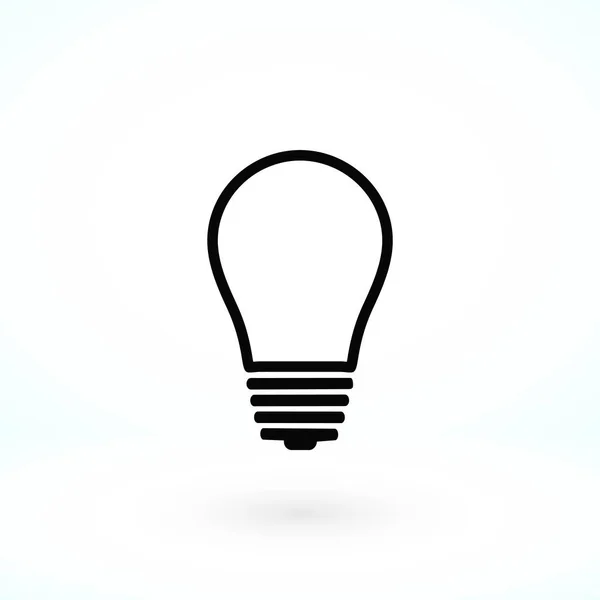 Light bulb icon — Stock Vector