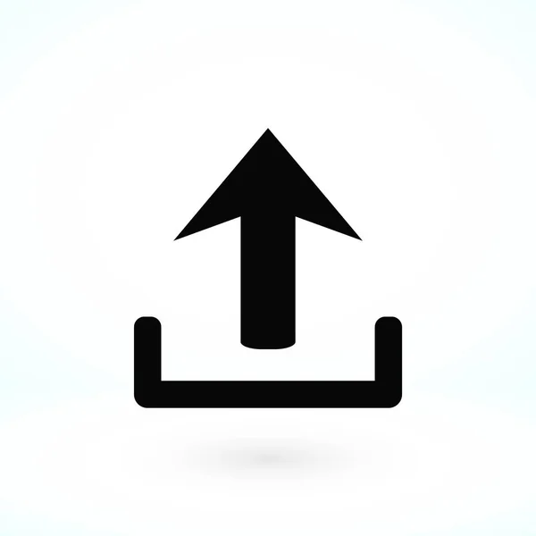 Upload vector icon — Stock Vector