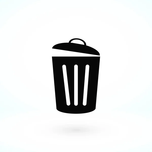 Trash can icon — Stock Vector