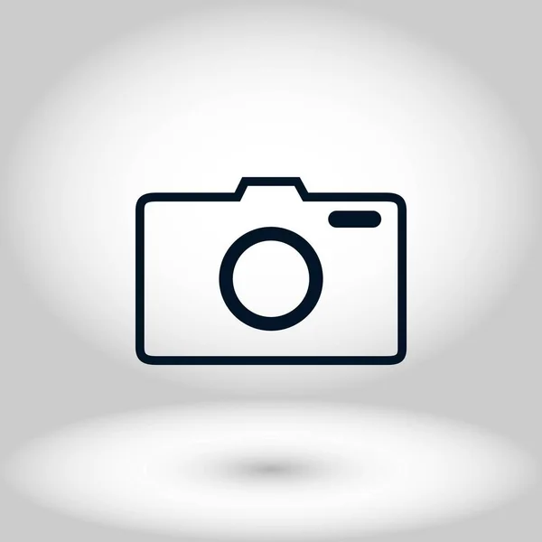 Imagen cámara vector icono — Vector de stock