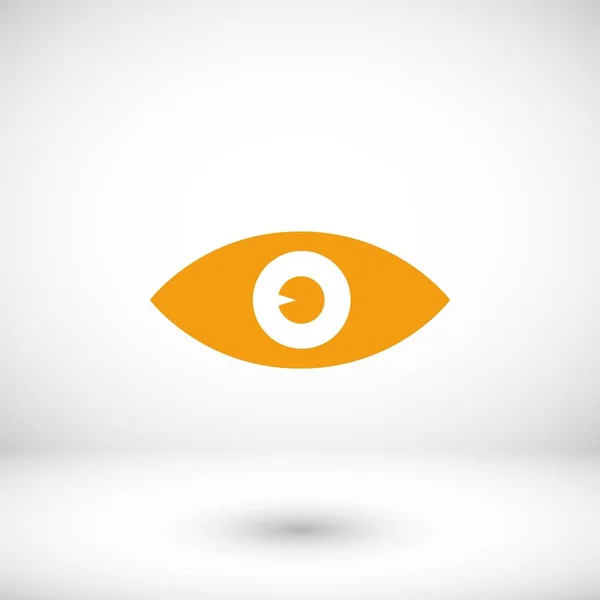 Ojo icono vector — Vector de stock