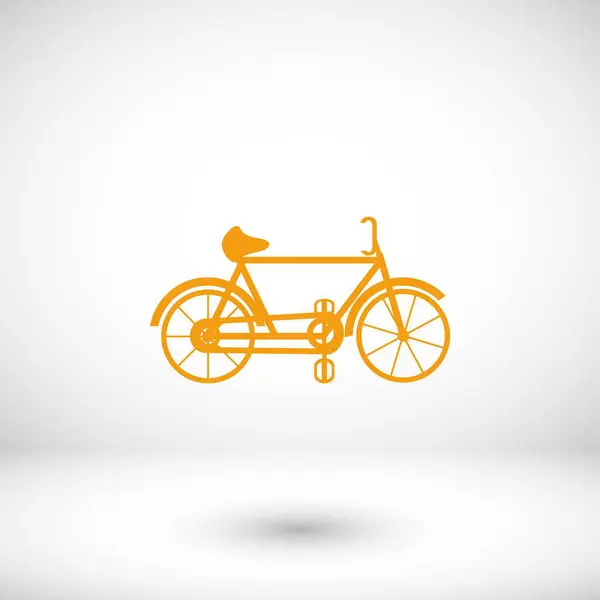 Fahrrad-Vektor-Symbol — Stockvektor