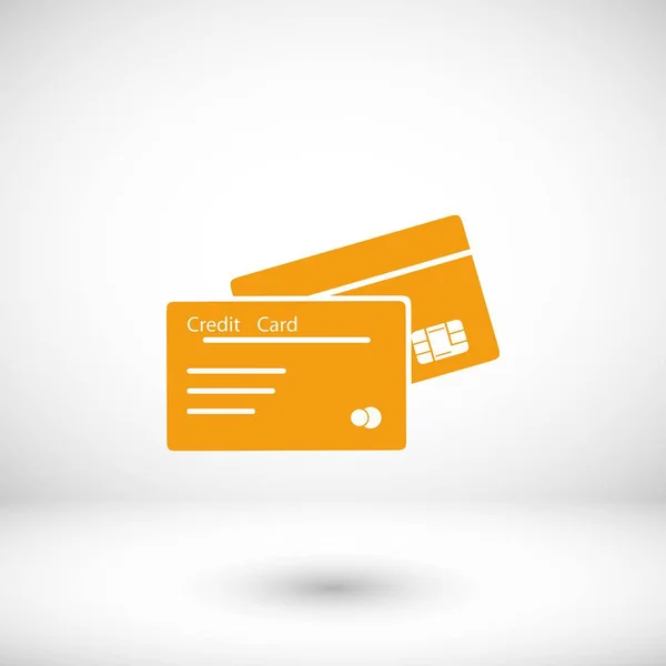 Kredietkaartpictogram — Stockvector