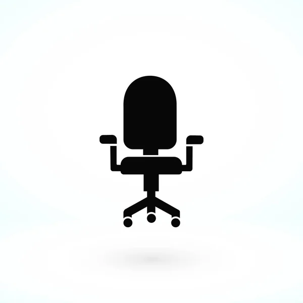 Icono de silla de oficina — Vector de stock
