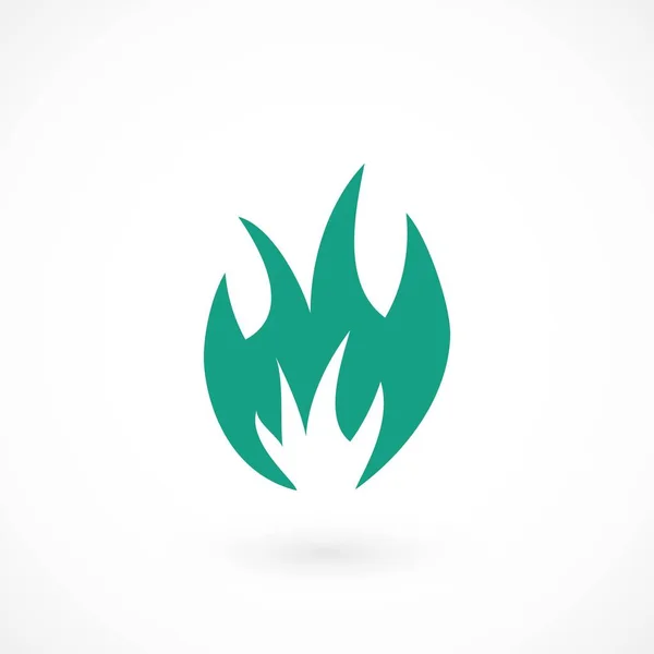 Vecteur icône feu — Image vectorielle
