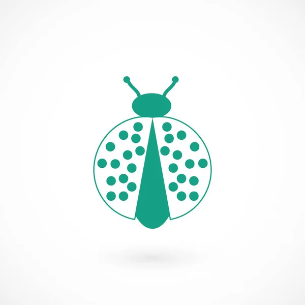 Ladybird icon vector — Stock Vector