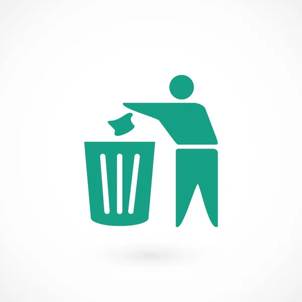 Recycling sign icon — Stock Vector