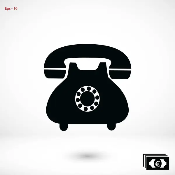 Phone icon vector — Stock Vector