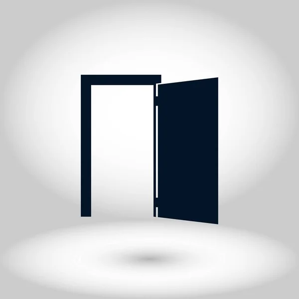 Door icon vector — Stock Vector