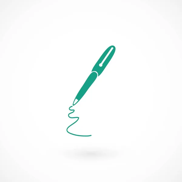 Stift-Symbol-Vektor — Stockvektor