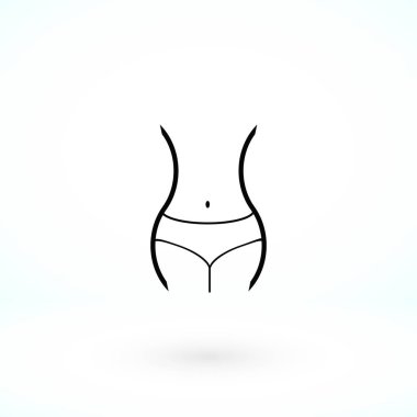 kadın bel simgesi