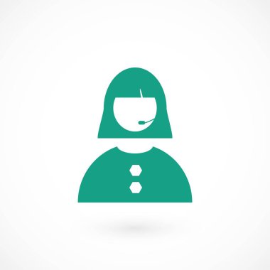 Kadının yüz simgesi