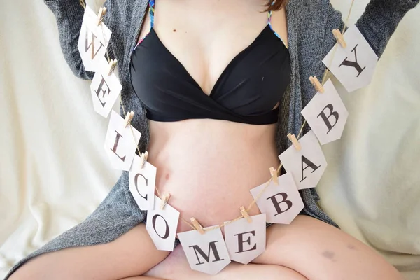 Foto Persalinan Wanita yang sedang hamil — Stok Foto