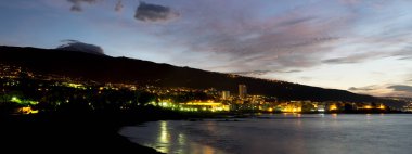 Tenerife Puerto de la Cruz night view