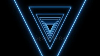 VJ mavi ışık olay konser dans müzik klipleri sahne parti soyut led neon tünel arka plan döngü