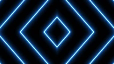 VJ mavi ışık olay konser dans müzik klipleri sahne parti soyut led neon tünel arka plan döngü