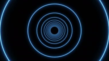 VJ mavi ışık olay konser dans müzik klipleri sahne parti soyut led neon tünel arka plan döngü