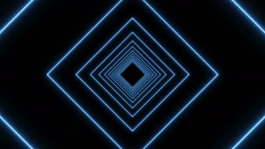 VJ mavi ışık olay konser dans müzik klipleri sahne parti soyut led neon tünel arka plan döngü