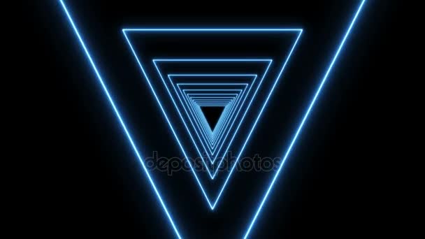 VJ lumière bleue événement concert danse musique vidéos scène fête résumé conduit néon tunnel fond boucle 