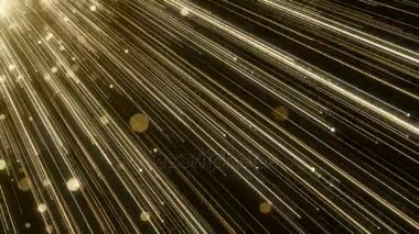 Parçacıklar altın glitter bokeh Ödülü toz arka plan döngü