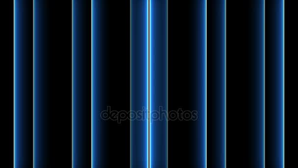 VJ синій світло подія концерт танцювальна музика відео сценічна вечірка абстрактний світлодіодний неоновий тунель фоновий цикл — стокове відео