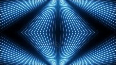 VJ mavi ışık olay konser dans müzik klipleri sahne parti soyut led neon tünel arka plan döngü