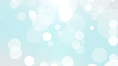 Parçacıklar bokeh toz soyut hareket ışık başlık sinematik arka plan döngü mavi