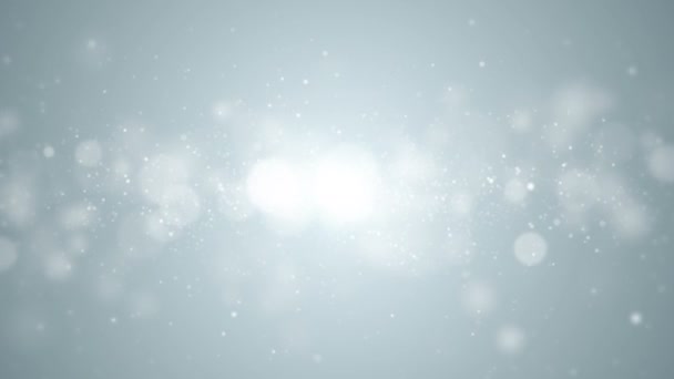 Particles White Business Clean Bright Glitter Bokeh Dust Abstract Background — Stock Video