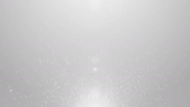 Λευκά Σωματίδια Επαγγελματίες Καθαρό Φωτεινό Γκλίτερ Bokeh Σκόνη Αφηρημένα Φόντο — Αρχείο Βίντεο