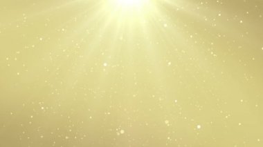 Parçacıklar altın bokeh sim ödülleri toz soyut arkaplan döngüsü