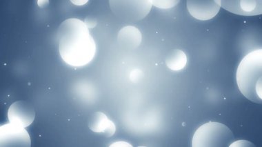 Parçacıklar bokeh toz soyut hareket ışık başlık sinematik arka plan döngü mavi