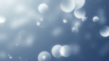 Parçacıklar bokeh toz soyut hareket ışık başlık sinematik arka plan döngü mavi