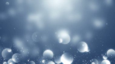 Parçacıklar bokeh toz soyut hareket ışık başlık sinematik arka plan döngü mavi