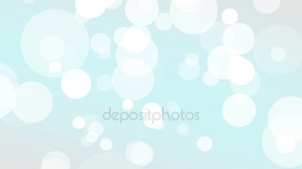 Particules bleu bokeh poussière abstrait lumière mouvement titres cinématique fond boucle 