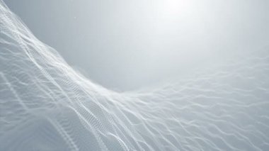 Parçacıklar beyaz iş temiz parlak parıltı bokeh toz arka plan döngü