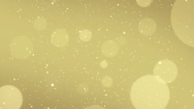 Parçacıklar altın bokeh sim ödülleri toz soyut arkaplan döngüsü