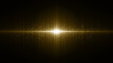 Parçacıklar altın bokeh sim ödülleri toz soyut arkaplan döngüsü
