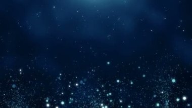 Toz parçacıkları bokeh soyut hareket ışık başlık sinematik arka plan döngü