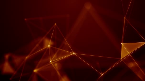 Plexus abstrait réseau entreprise technologie science fond boucle