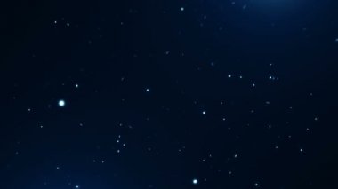 Toz parçacıkları bokeh soyut hareket ışık başlık sinematik arka plan döngü