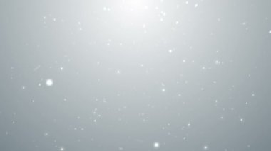 Parçacıklar beyaz iş temiz parlak parıltı bokeh toz arka plan döngü